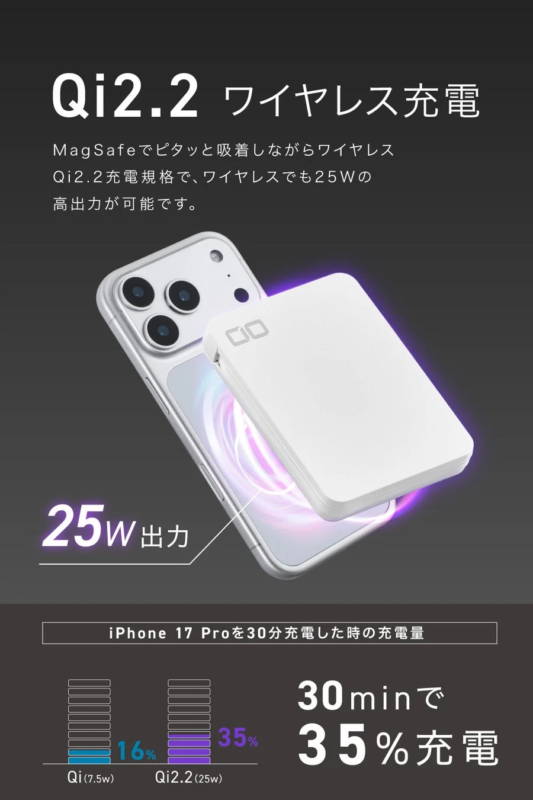 Qi2.2 wireless charging