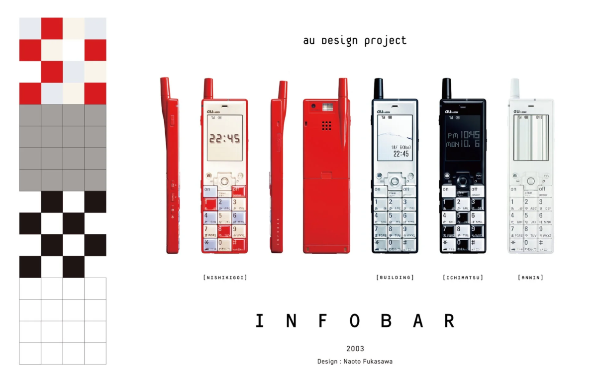 INFOBAR 2003 Design: Naoto Fukasawa