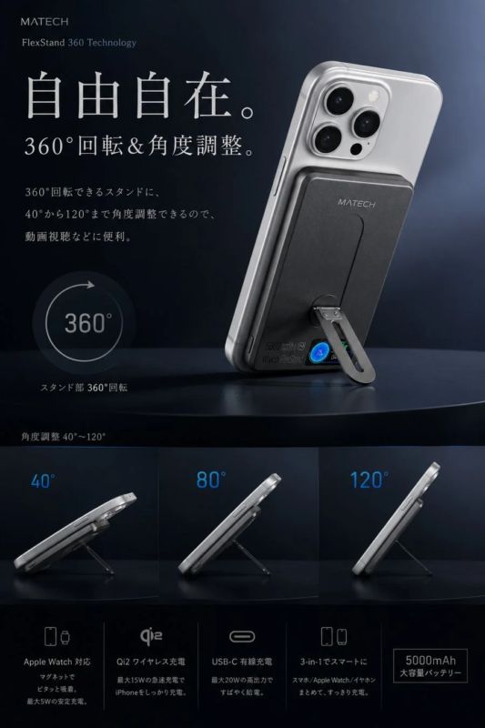 360° Rotating FlexStand