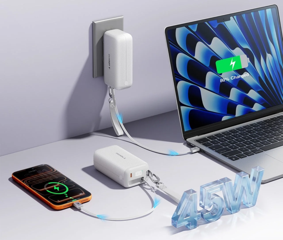 FlexLine 3-in-1 Cube charging laptop and phone