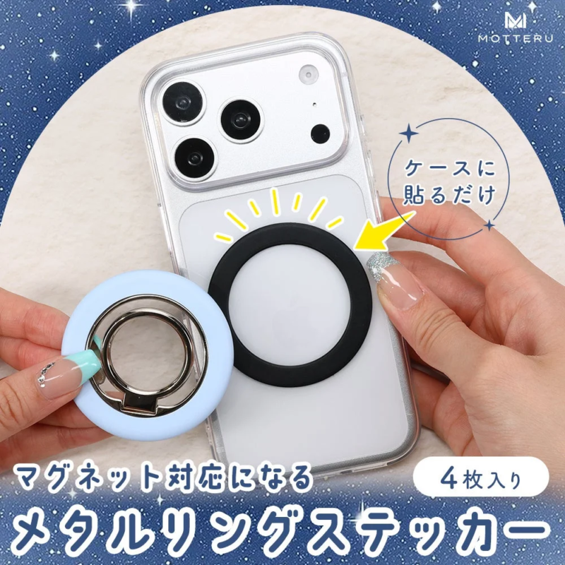 Metal Ring Sticker Set