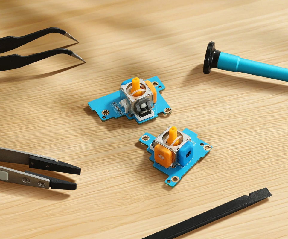 Electronic components for joystick repair