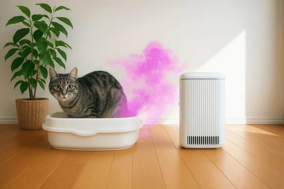 Cat Litter Box and Air Purifier