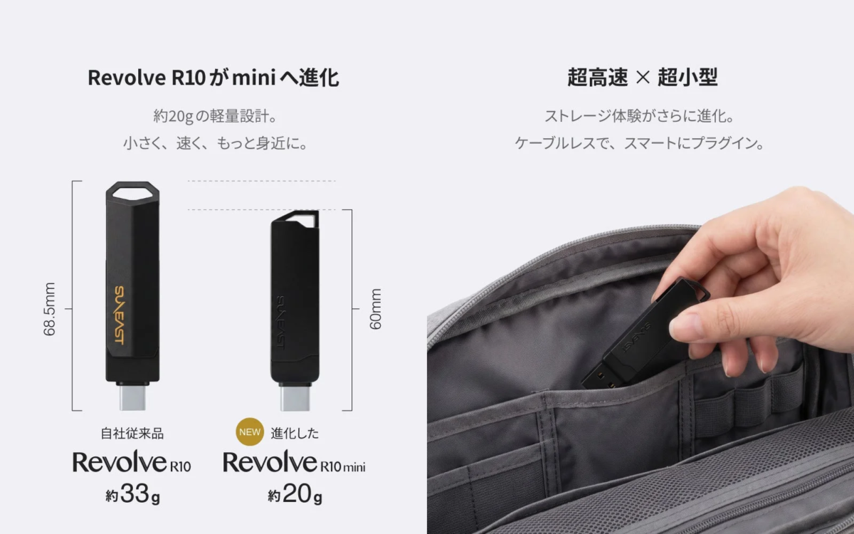 Comparison of Revolve R10 and Revolve R10 mini