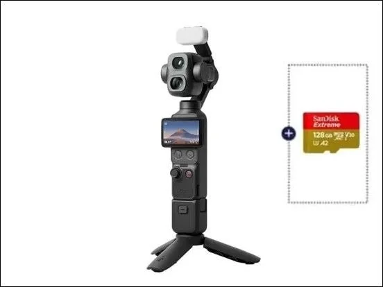 DJI Osmo Pocket 4P Vlog Combo with SD card