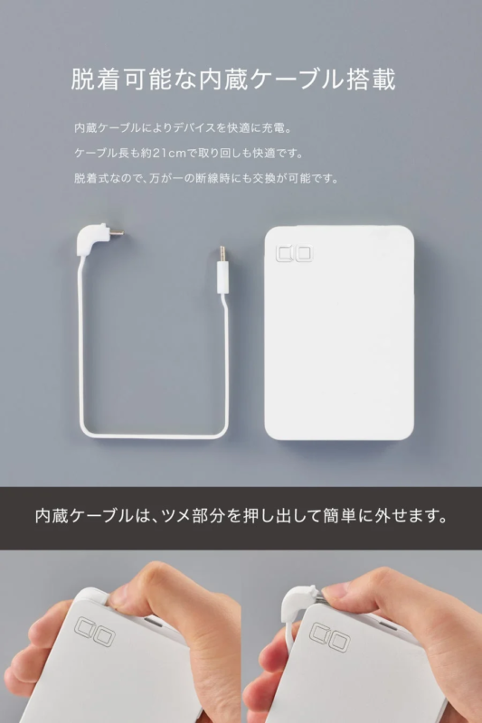 Detachable cable