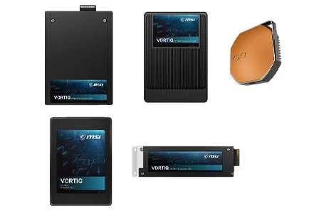 MSI VORTIQ SSDs and Storage Components