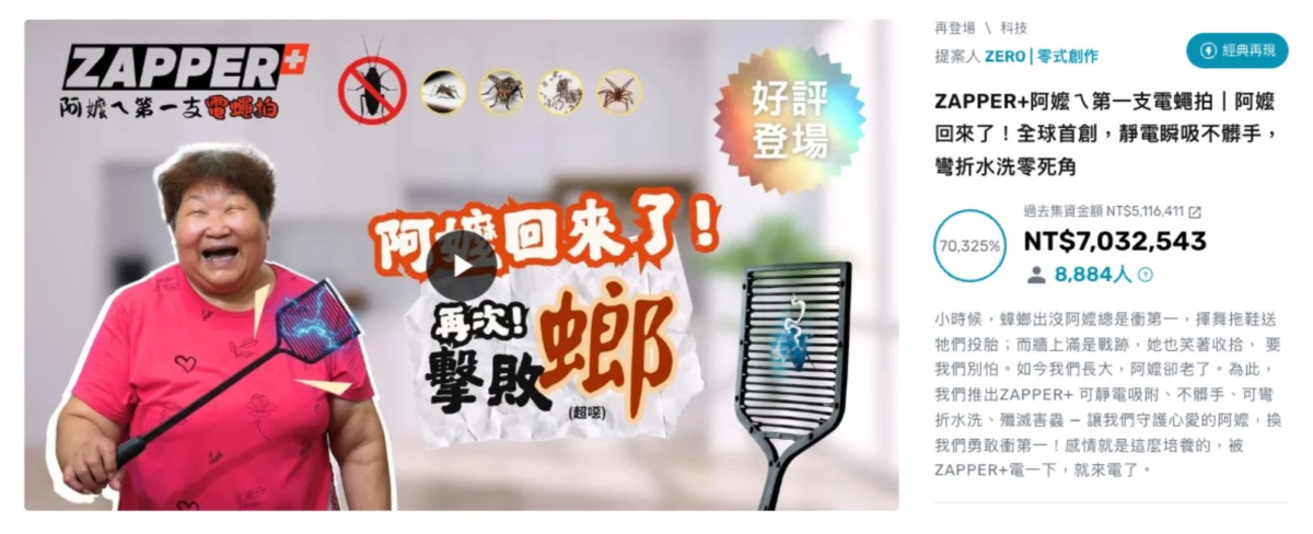 ZAPPER+ crowdfunding campaign image