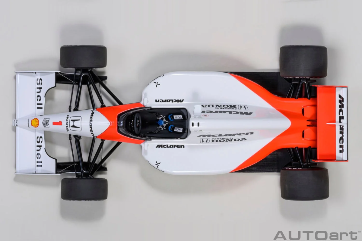 McLaren Honda MP4/6 top view