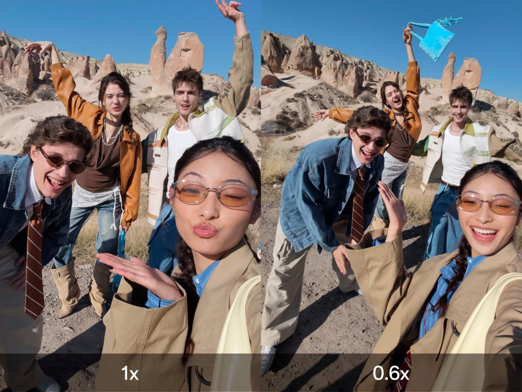Group Selfie with 0.6x/1x