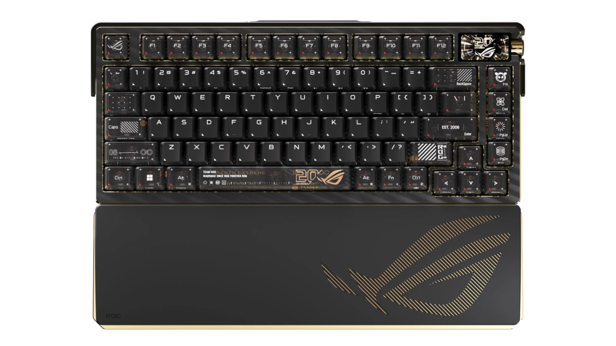 ROG Azoth Extreme Edition 20 with palm rest