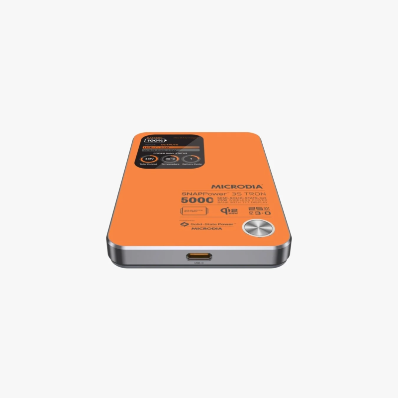 Orange MICRODIA SNAPPower 3S TRON mobile battery