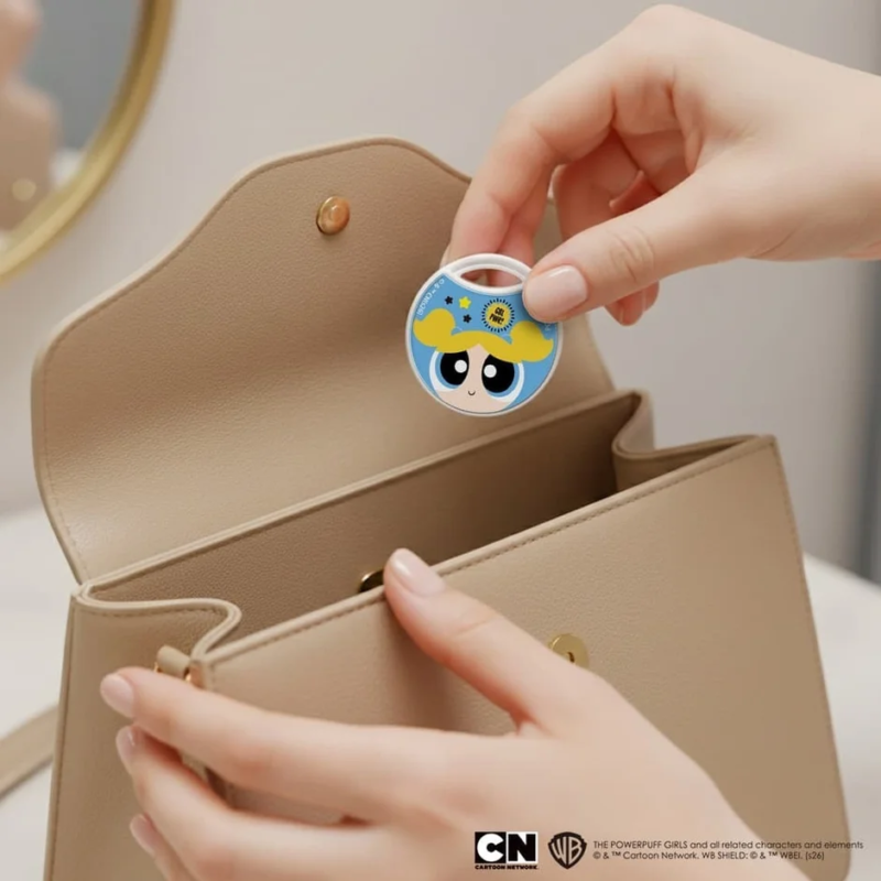 Bubbles Tag in Handbag