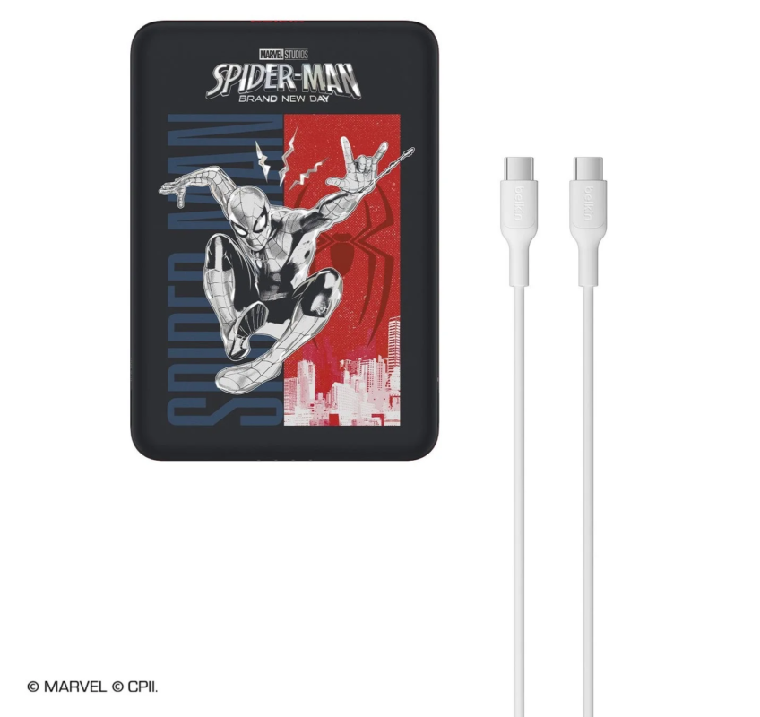 Belkin Spider-Man Power Bank with Cable