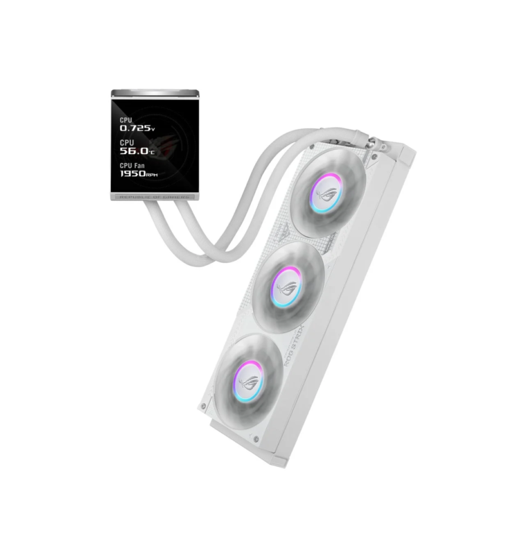 ROG STRIX LC IV 360 ARGB LCD White Edition Pump Head Display