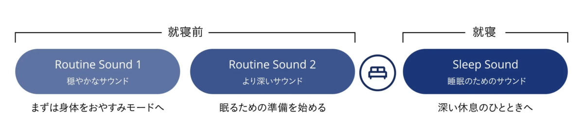 Diagram showing the three phases of Night Routine