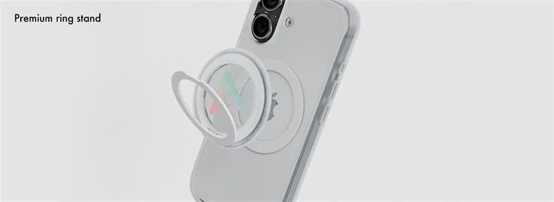 Premium ring stand on a smartphone