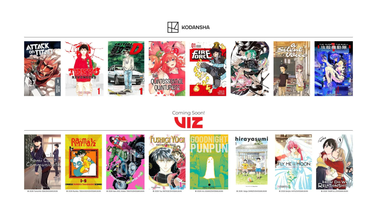 Kodansha and VIZ Media titles