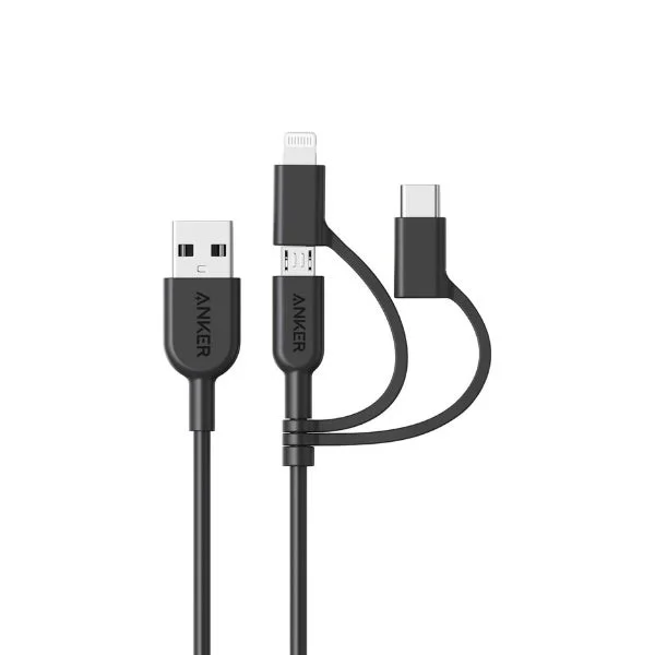 Anker PowerLine II 3-in-1 Cable 0.9m