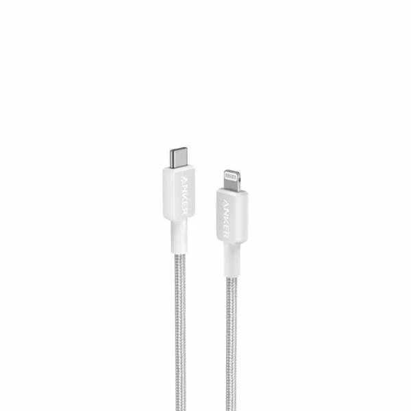 Anker 322 High-Durability Nylon USB-C & Lightning Cable 0.9m