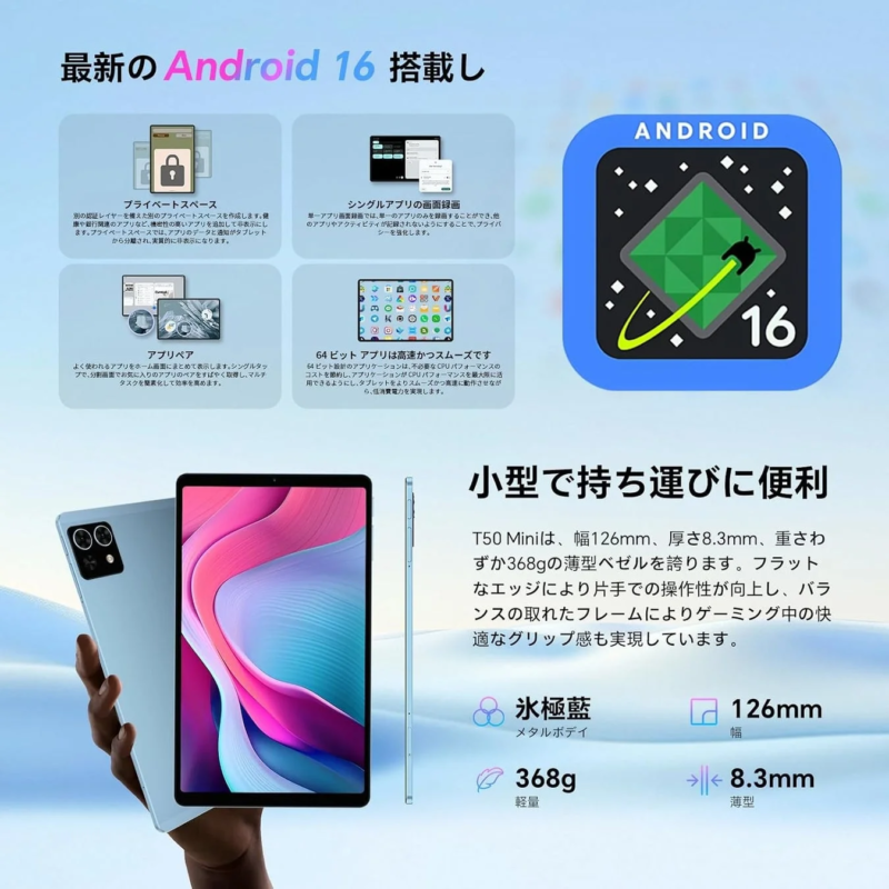 Lightweight Body and Battery