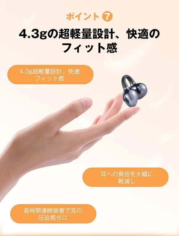 Lightweight Ear Cuff Hearing Aid