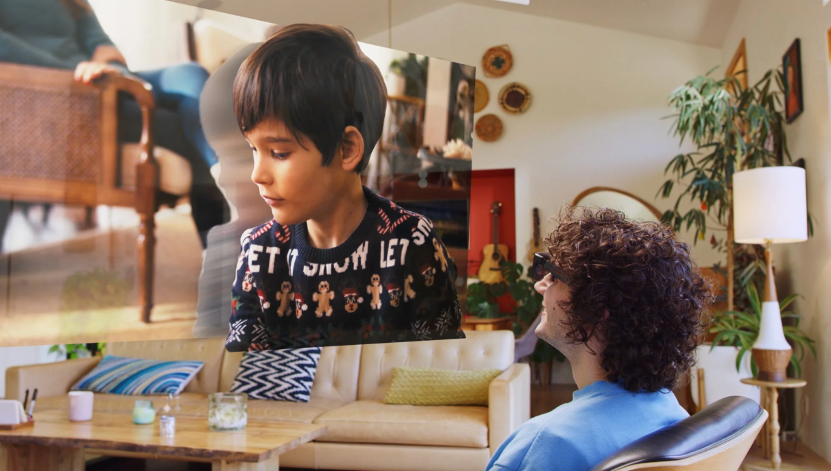 AR Glasses in Living Room
