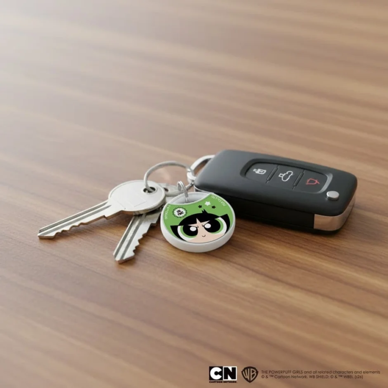 Buttercup Tag on Keys