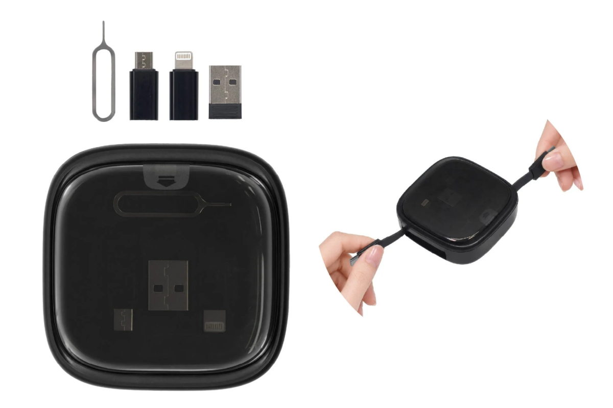 Retractable All-in-One Cable Set