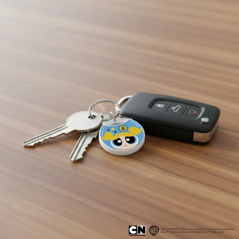 Bubbles Tag on Car Key