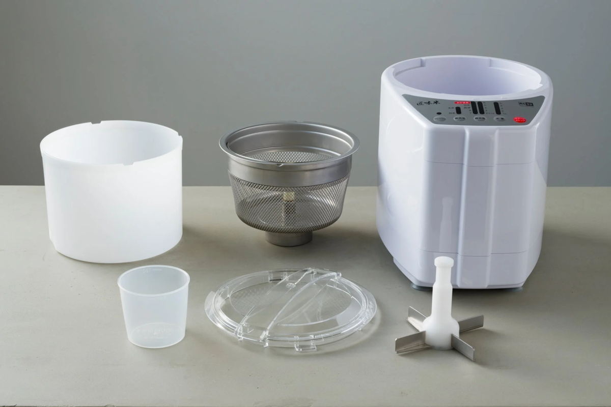 Disassembled Takumi-mai rice polisher parts