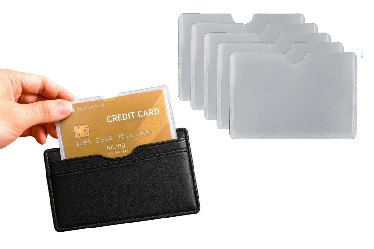 Credit Card in RFID Blocking Sleeve