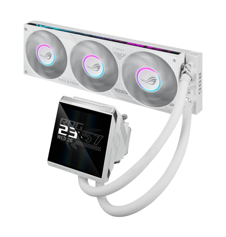 ROG STRIX LC IV 360 ARGB LCD White Edition