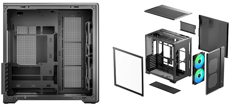 DeepCool CG590 MESH 2F Exploded View