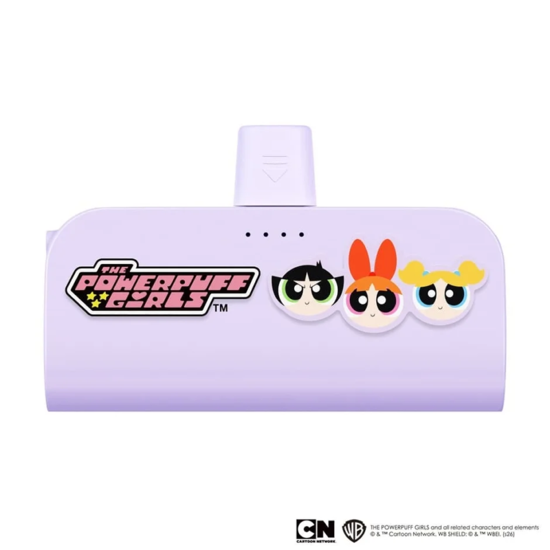 Close-up of Powerpuff Girls Mobile Battery design