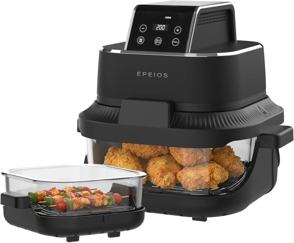 AO248 Glass Bowl Air Fryer