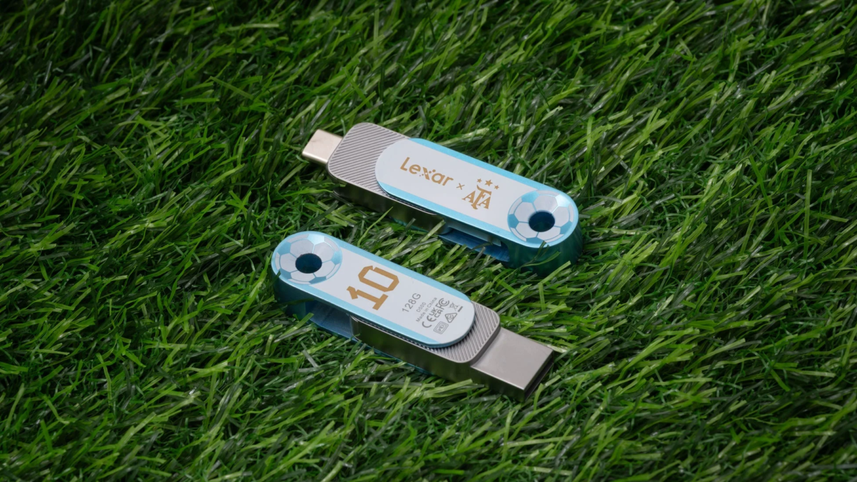 Lexar x ATA USB Memories on Grass