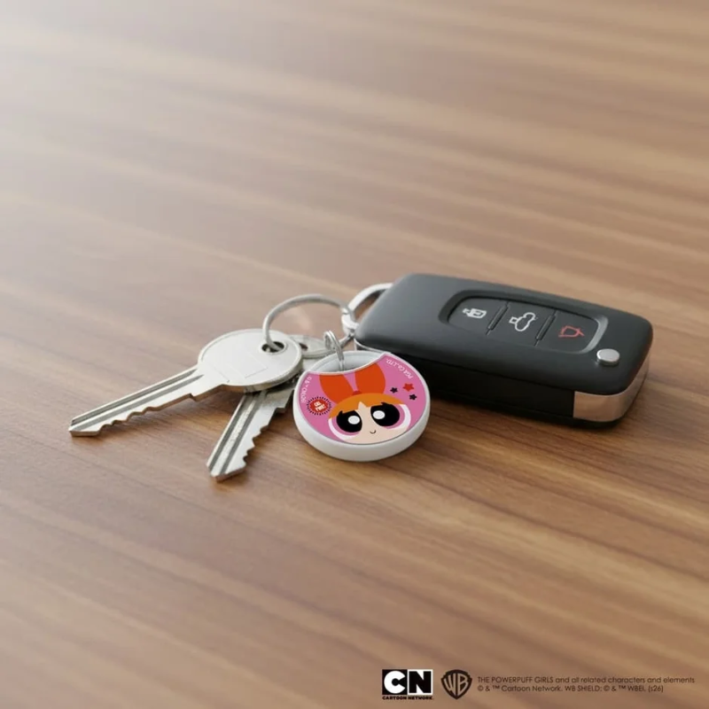 Blossom Tag on Car Key