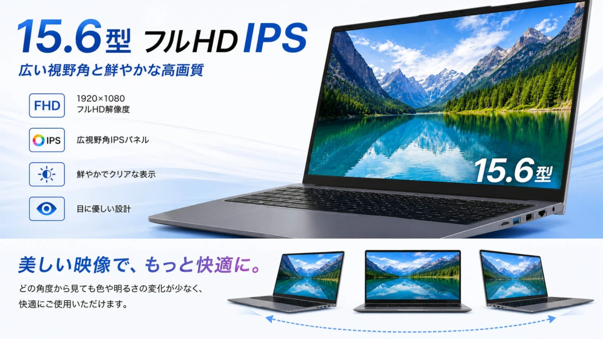 15.6-inch Full HD IPS Display