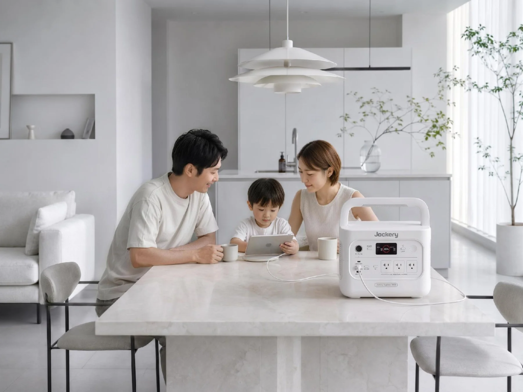 Jackery Portable Power Station 2000 New in a modern living room