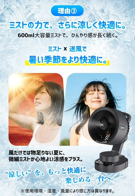 Large-capacity Mist