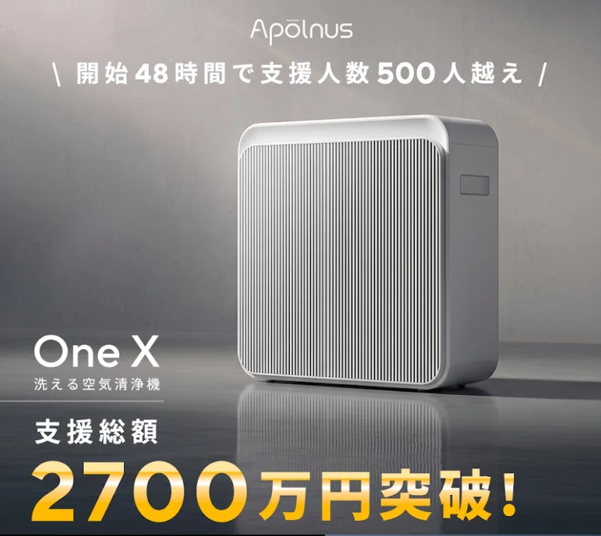 Apolnus One X Crowdfunding Success