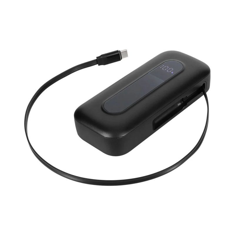 Cable-integrated mobile battery