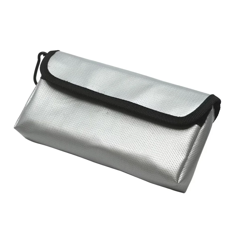 Silver Fire-Resistant Gadget Pouch