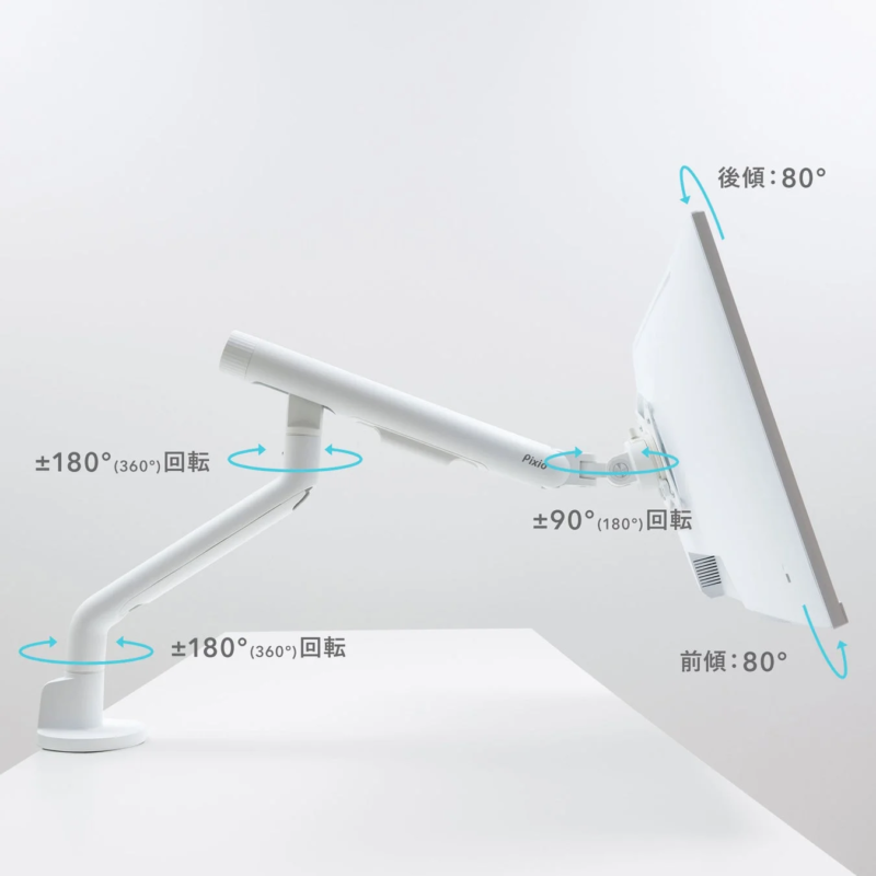 Pixio PSW3S range of motion