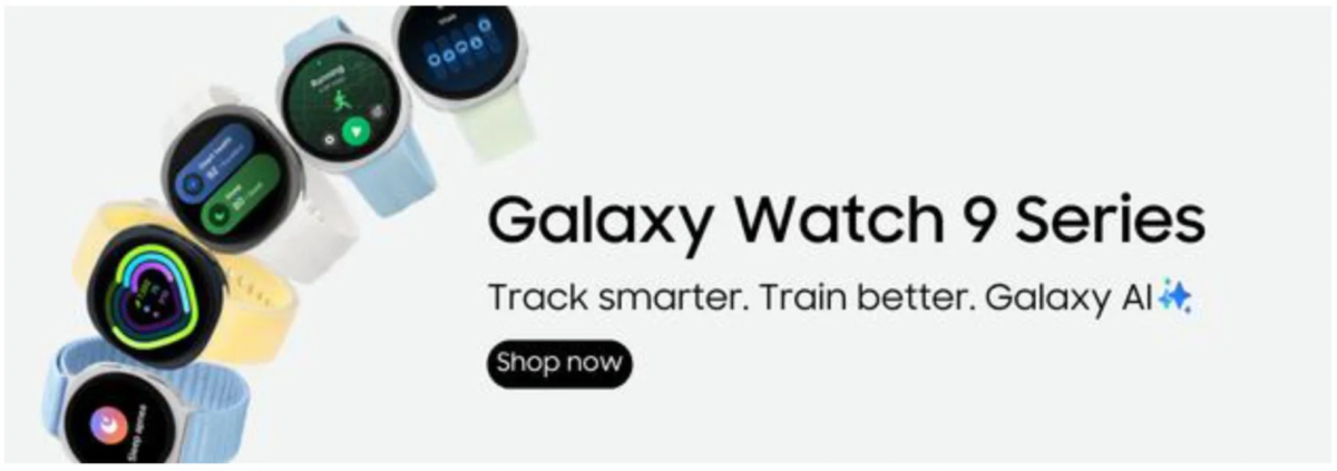 Samsung Galaxy Watch 9 Series advertisement