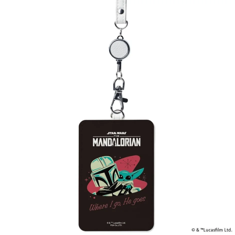 The Mandalorian Grogu Retractable ID Card Case