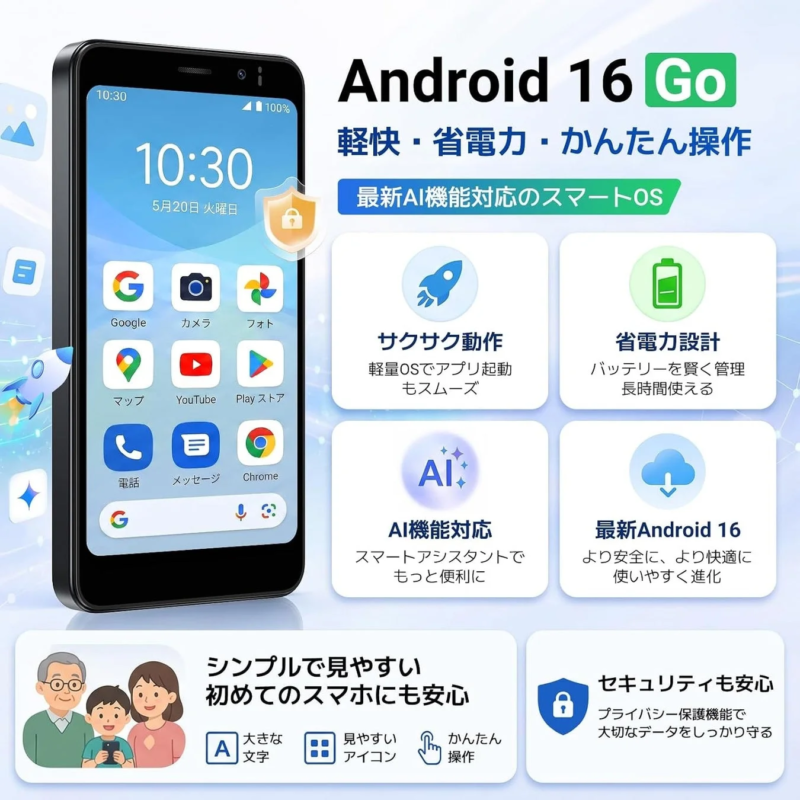 Android 16 Go UI