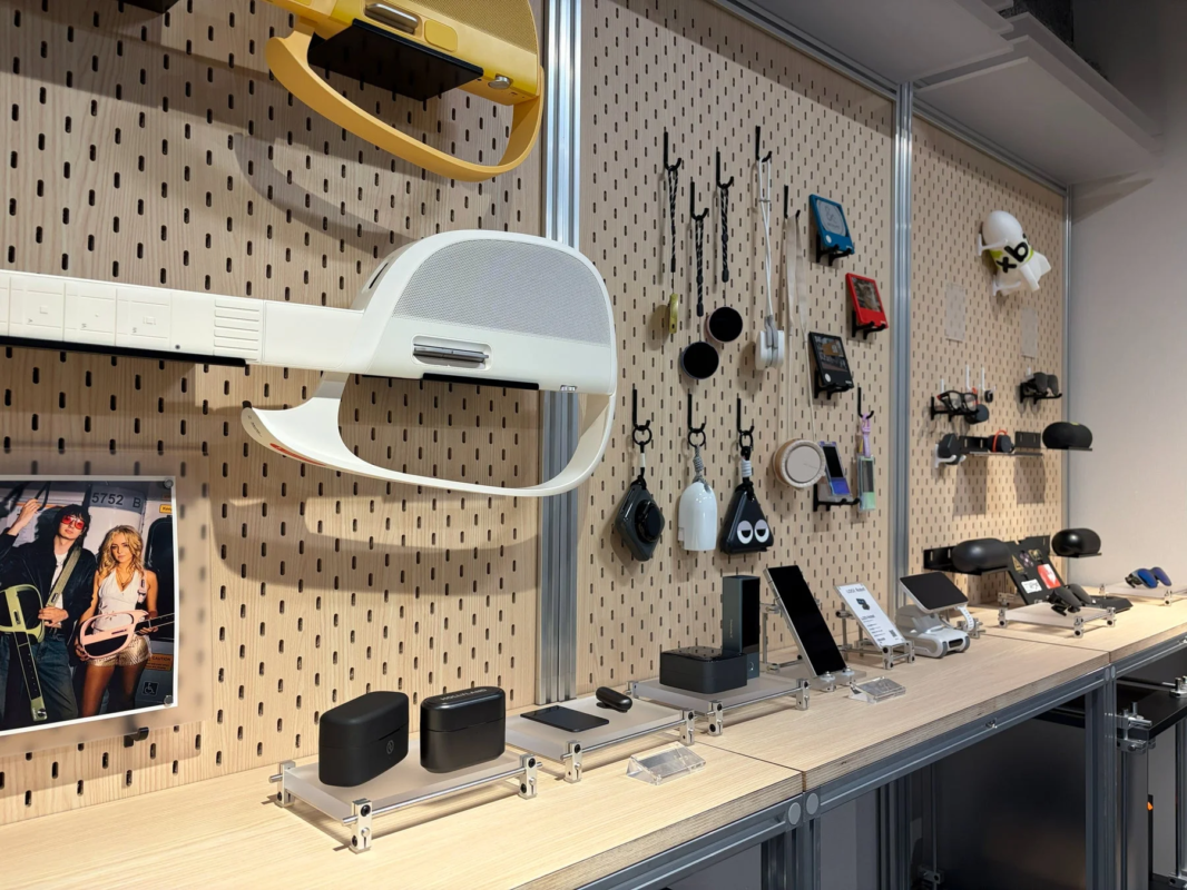 Various Gadgets on Pegboard