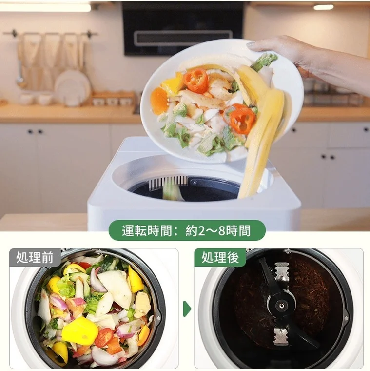 Food Waste Before and After Processing